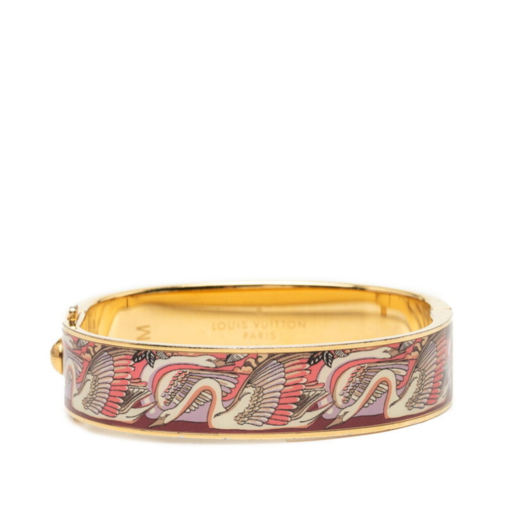 Louis Vuitton LV Confidential PM Bracelet Bangle, Size M, M64371, Pink Multic...